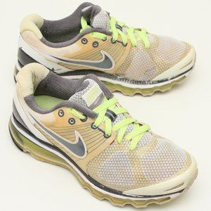 Nike Air Max+ 2010 Women's Running Shoes Size US 8 Liquid Lime Flywire